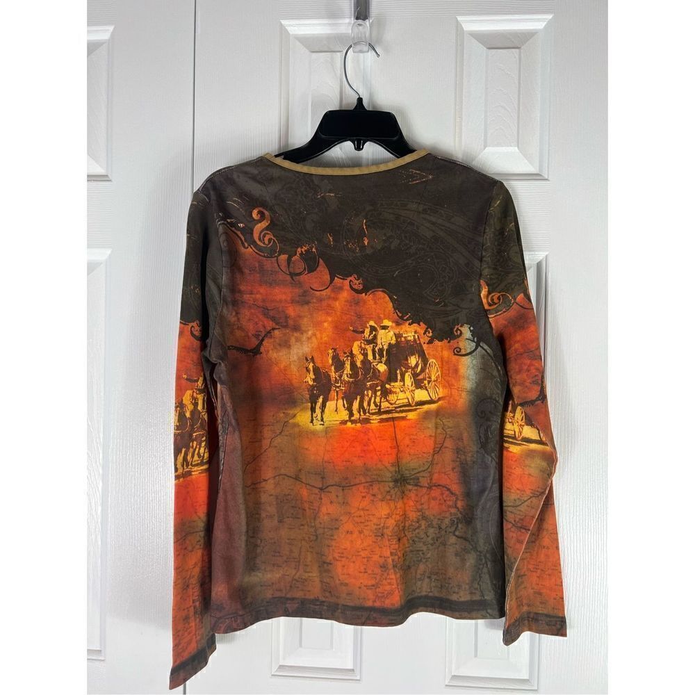 NWT Bit & Bridle Womens Blouse Size M - Picture 3 of 3